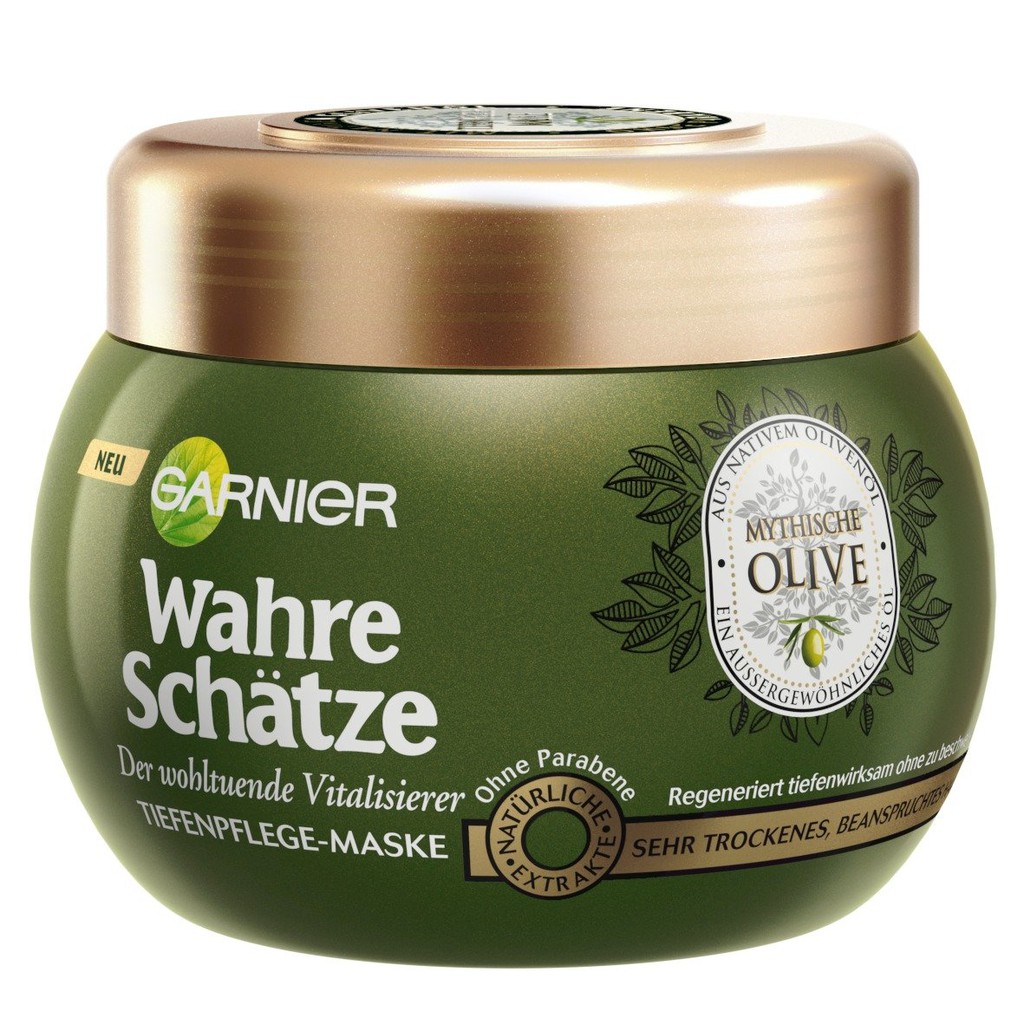 Kem ủ tóc Garnier Wahre schatze, Garnier Fructis Đức 300ML