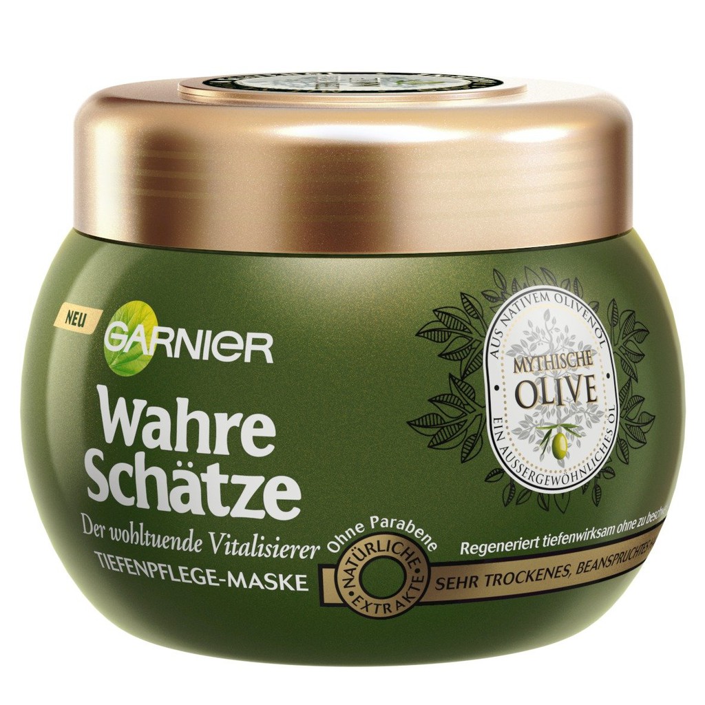 Kem ủ tóc [Germany] GARNIER Wahre Schätze Mythische Olive, 300ml