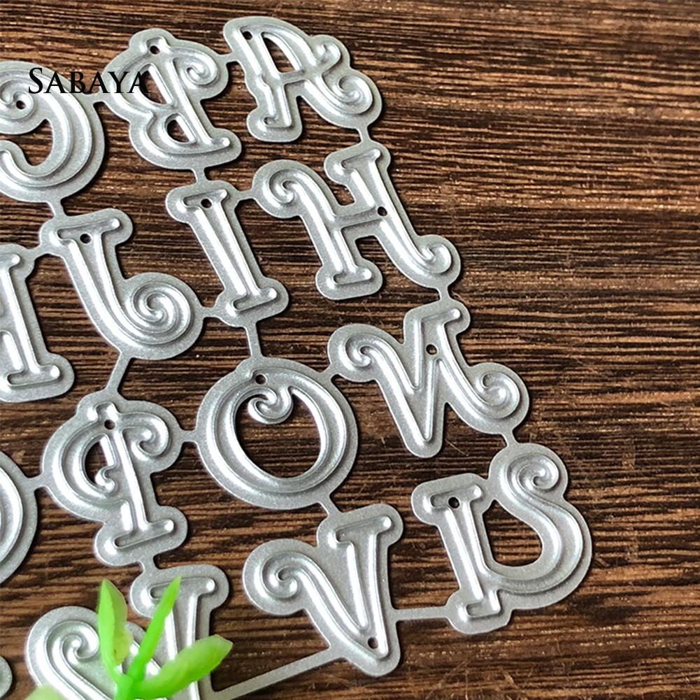 Khuôn Cắt Giấy Kim Loại Hình Chữ Cái