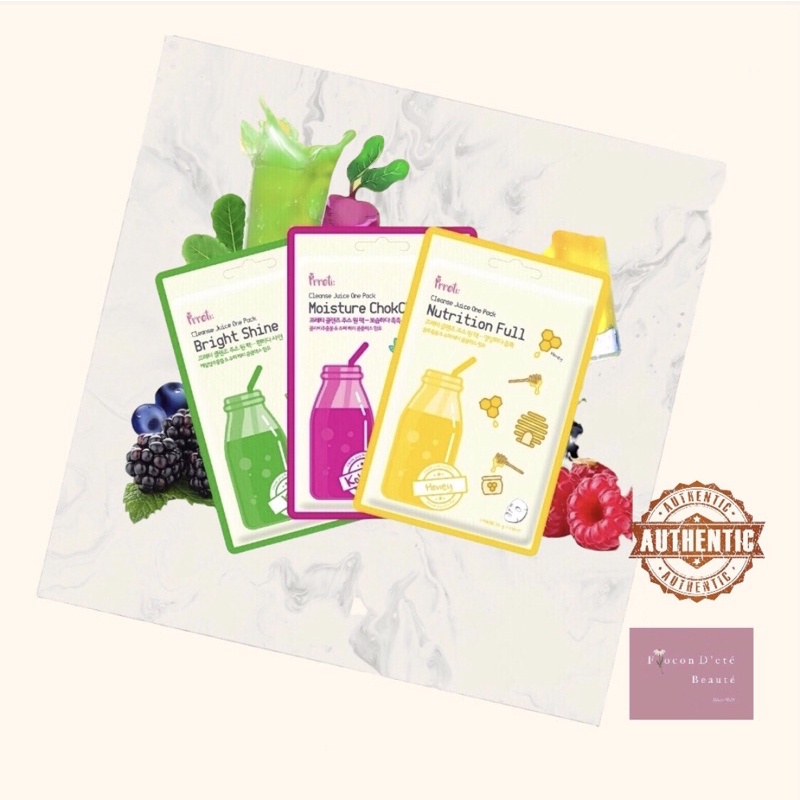 Mặt nạ PRRETI CLEANSE JUICE