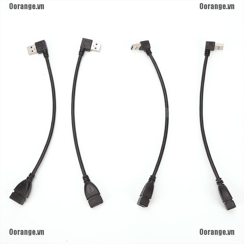 Cáp mở rộng USB đầu cong 90 độ tiện lợi chất lượng cao