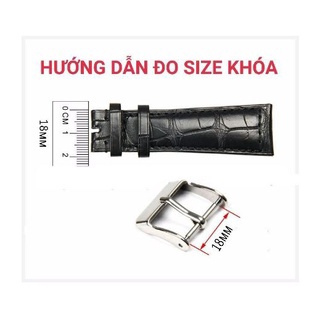 Khoá kim đồng hồ HM (Đen, Vàng, Vàng hồng, Bạc)