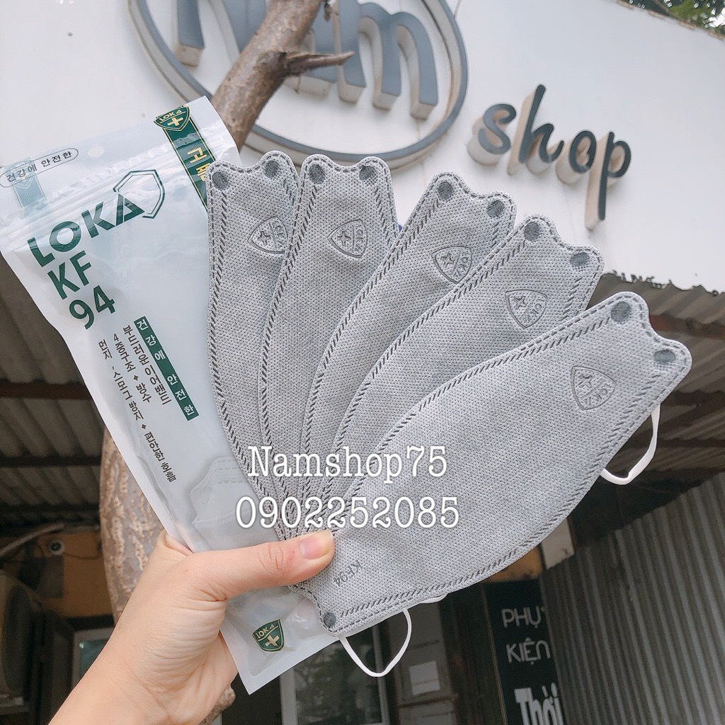 [CÓ SẴN] 1 Thùng 300 chiếc Khẩu Trang KF94 LOKA Mask 4D Kháng Khuẩn Chính Hãng Công nghệ Hàn Quốc Hàn 4 lớp dạng Hộp/Túi