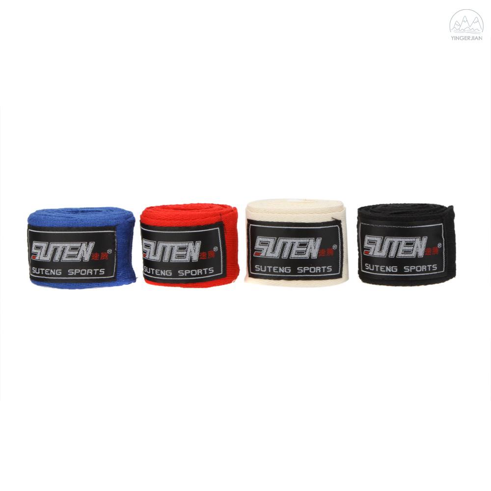 Cuộn 2 Cuộn Băng Quấn Tay 5cm Dài 2.5m 100% Cotton Hỗ Trợ Tập Boxing Muay Thai Mma Taekwondo