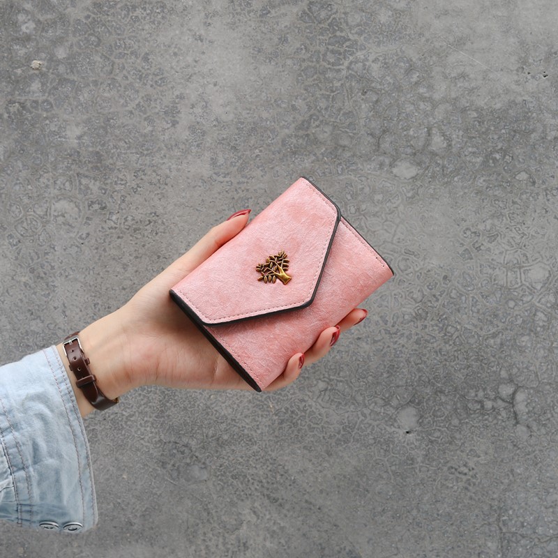 Ví nữ bỏ túi nhỏ ngắn cute dễ thương nhiều ngăn cao cấp đựng tiền V07 | BigBuy360 - bigbuy360.vn