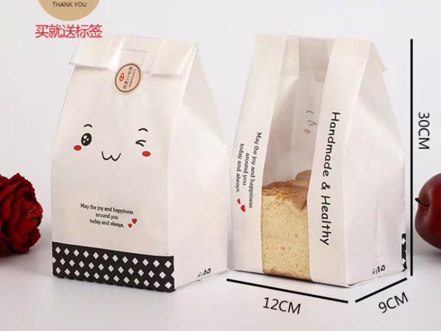 Túi bánh mì hoa cúc sét 50 túi