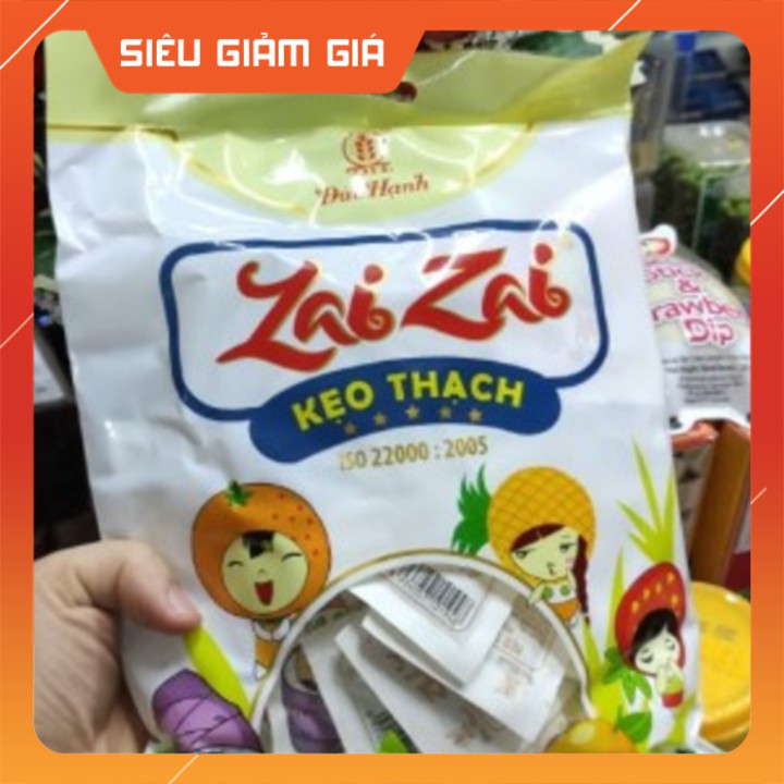 Kẹo thạch Zai Zai Đức Hạnh (hoặc thạch Suso) gói 400g - Kẹo thạch zaizai trái cây hoa quả giòn dai - Tết Tân Sửu 2021