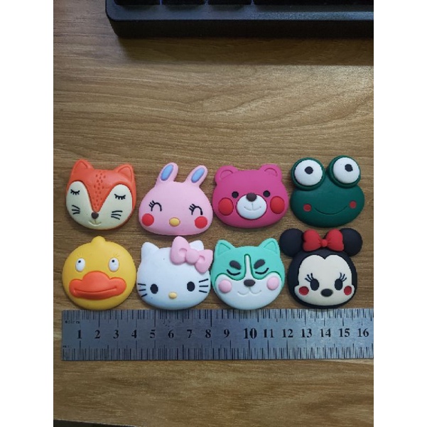 Charm mặt các nhân vật Cartoon Network (Kitty, Minnie..) size lớn trang trí vỏ ốp điện thoại, DIY