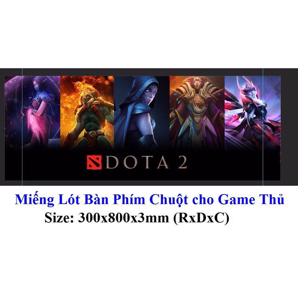 Bộ Bàn Phím Chuột Game R8 1910 + Lót Bàn Phím Chuột Game Dota2