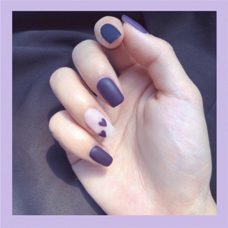Set 24 móng tay giả, nail giả trang trí trẻ trung sành điệu AF