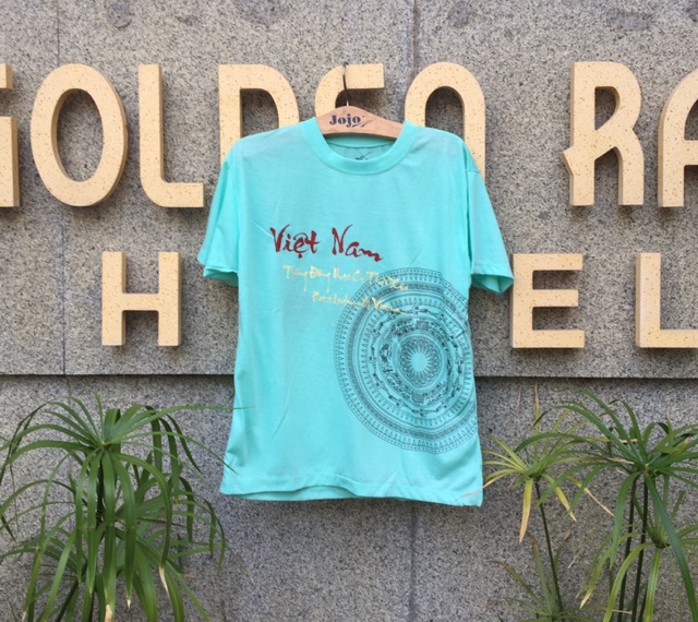 Áo Thun Nam Nữ Du Lịch In Trống Đồng Việt Nam Size S - Lucky Girl shop