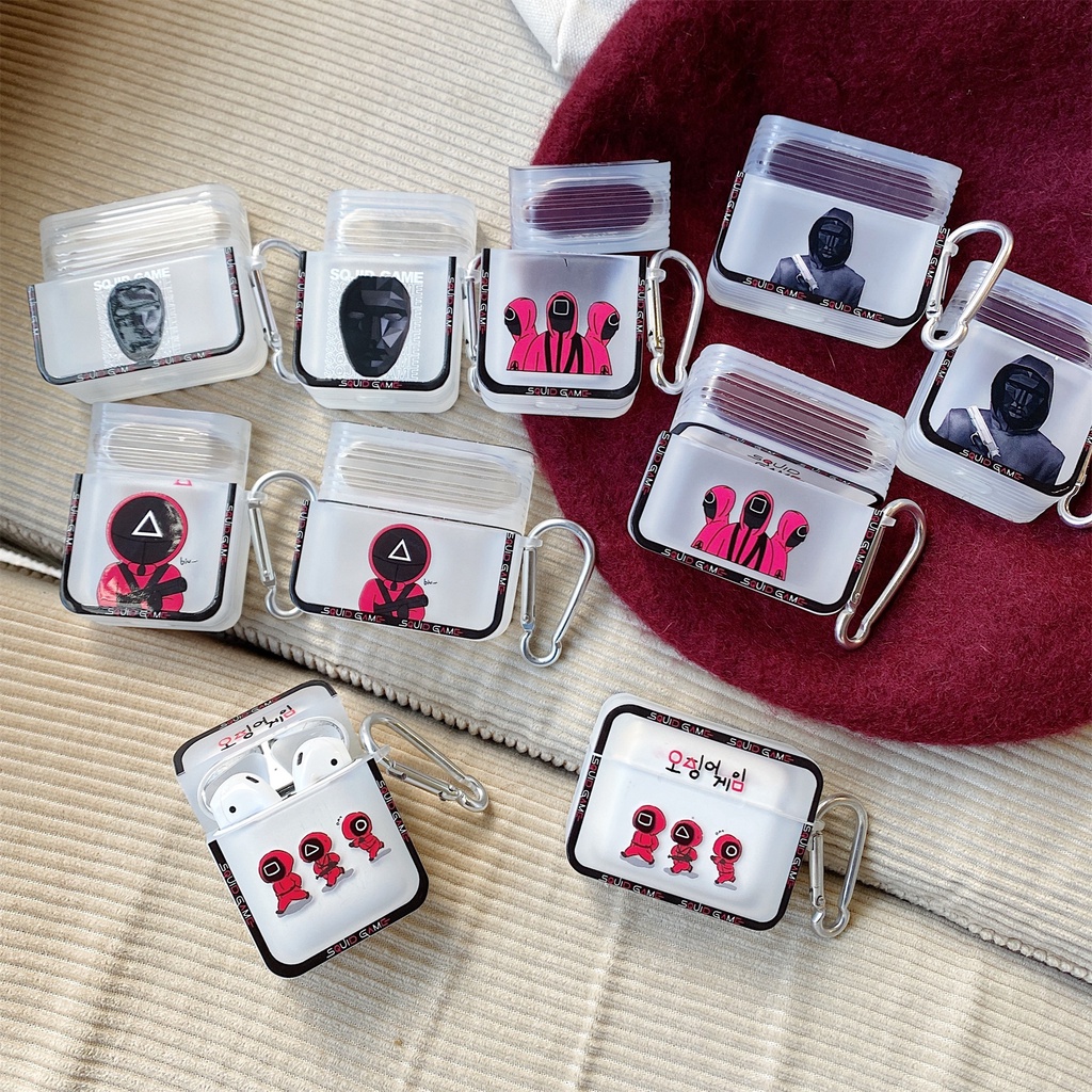 Vỏ bảo vệ hộp sạc tai nghe bluetooth Airpod 2/pro/3/1