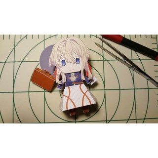 Mô hình giấy anime Violet Evergarden chibi