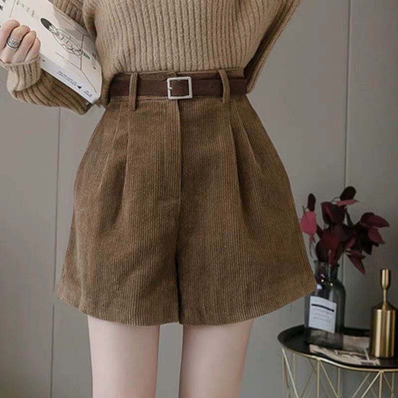 Quần Short Nhung Lưng Cao thời Trang cá tính | BigBuy360 - bigbuy360.vn