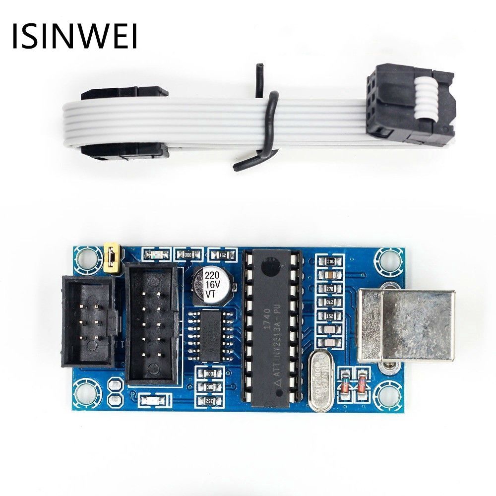 1 Bộ Cáp Lập Trình Usbtiny Avr Isp 10pin Meg2560 Uno R3 Kèm Dây Cáp