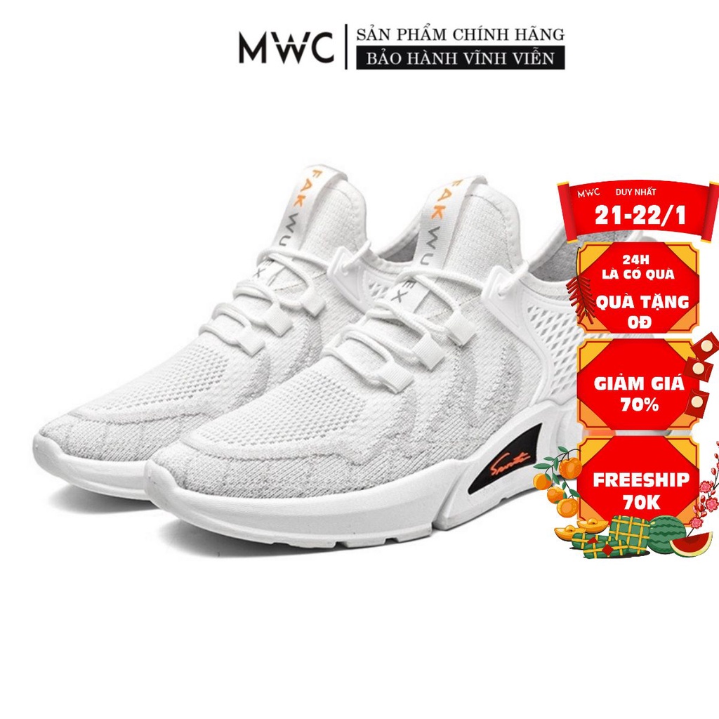 Giày Thể Thao Nam MWC Giày Sneaker Vải Dệt Năng Động Nam Tính NATT-5326