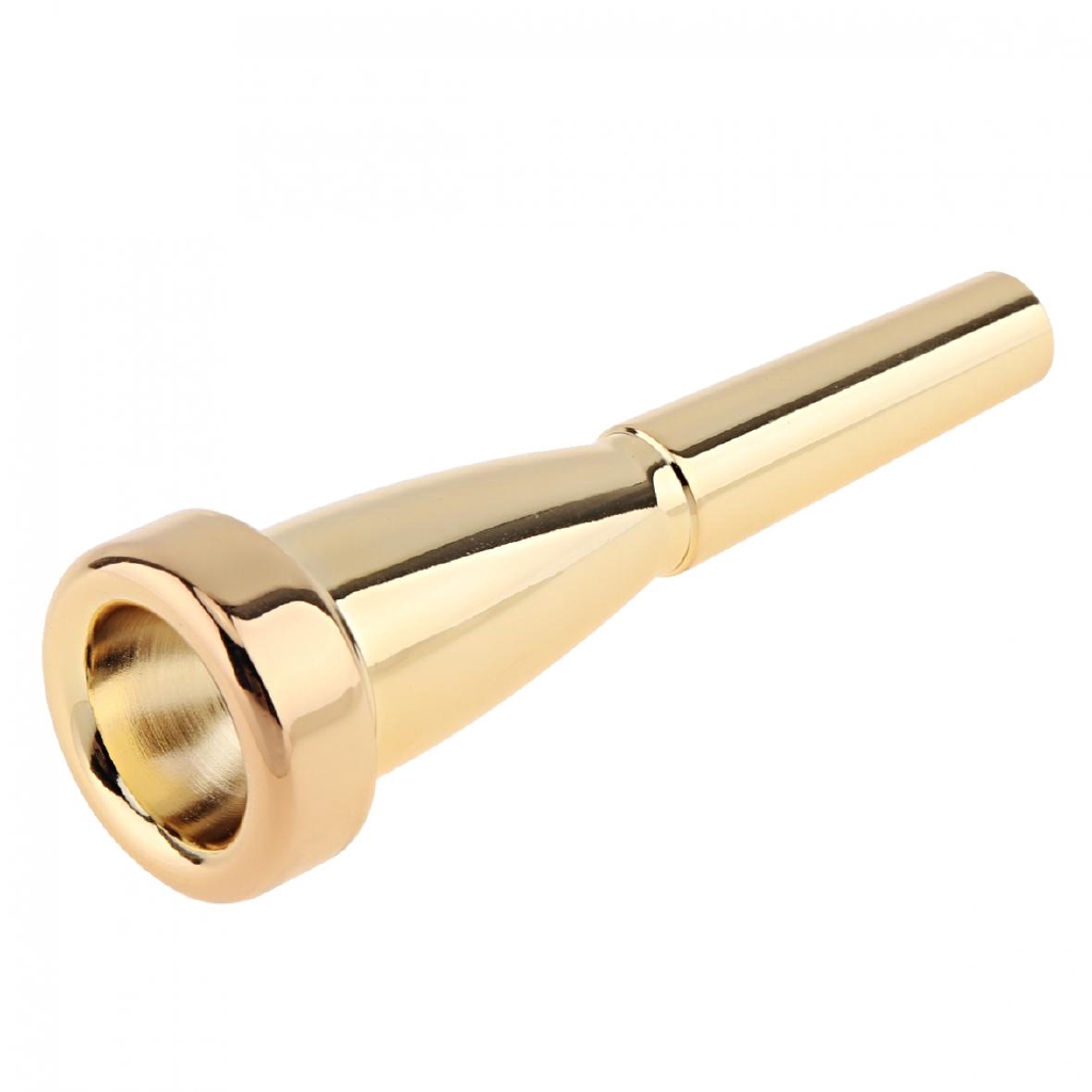 3C 5C 7C Gold Plated Metal Trumpet Mouthpiece Bullet Shape