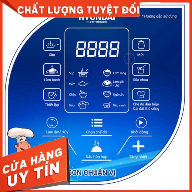 Nồi hầm điện tử Chính Hãng HYUNAI HDE 2500S An Tòan Và Tiết Kiệm Thời Gian [FreeShip Xtra] | BigBuy360 - bigbuy360.vn
