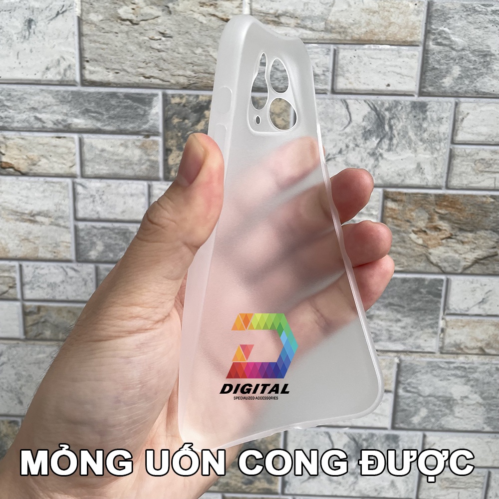 Combo 2 Ốp Lưng Trong Nhám Unibody iPhone 11 PRO Siêu Mỏng