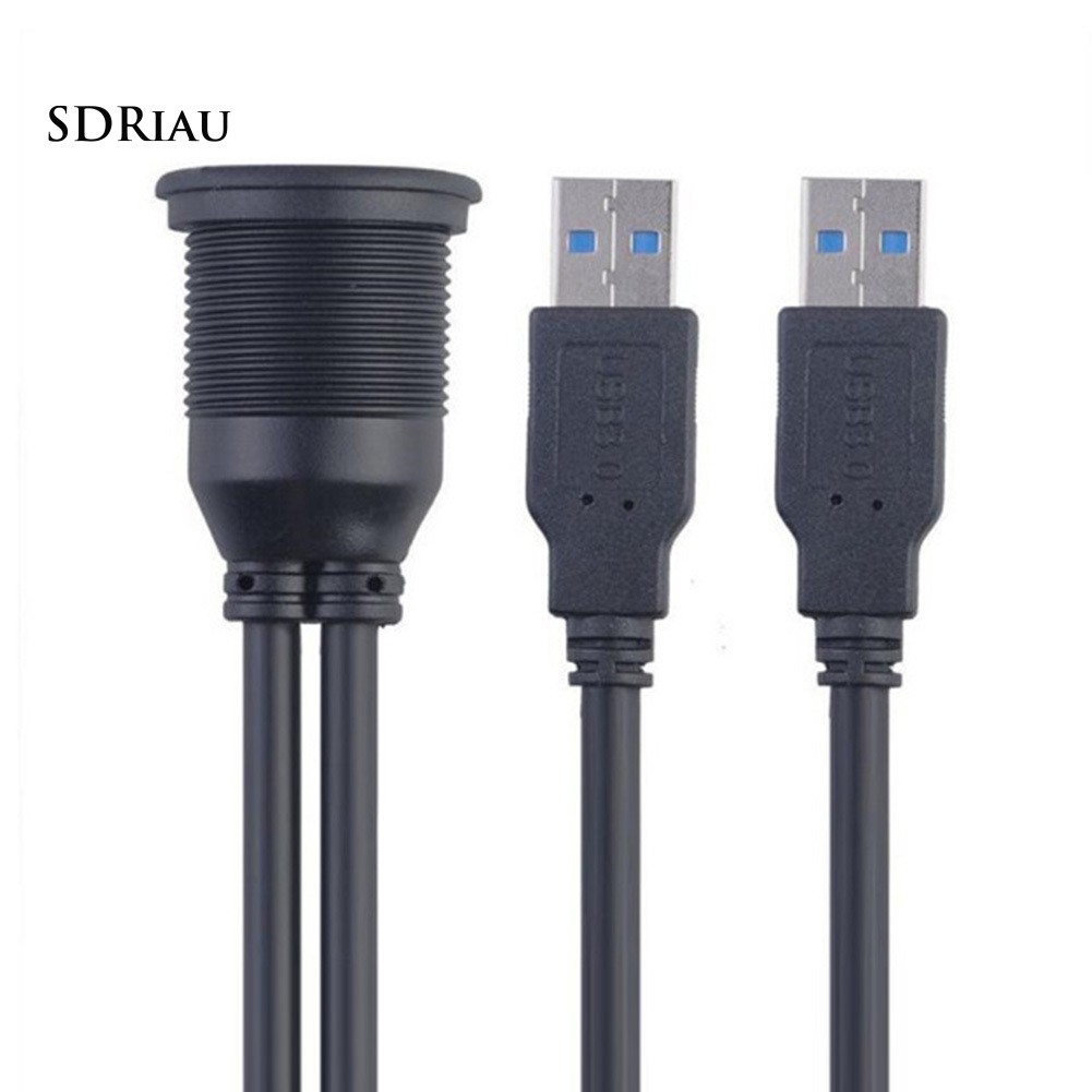 Bộ cáp treo nối dài cho xe máy USB 3.0 kèm 4 ốc vít và phụ kiện bằng nhựa tiện dụng