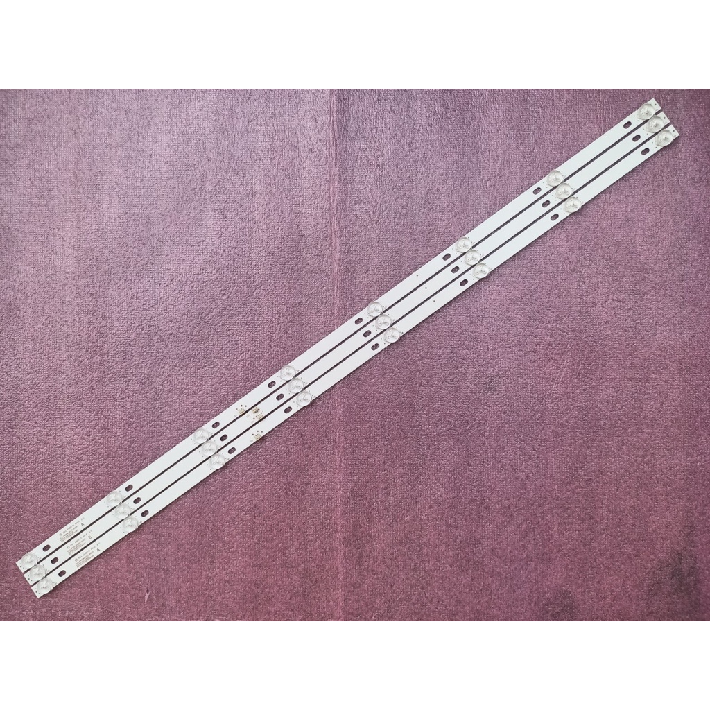 THANH LED TIVI ASANZO 43AS530 43AT520 ASANO 43S8 MỚI 100%, BỘ 3 THANH MỖI THANH 8 BÓNG 6V, DÀI 82,9cm JS-D-JP43DM-A81EC