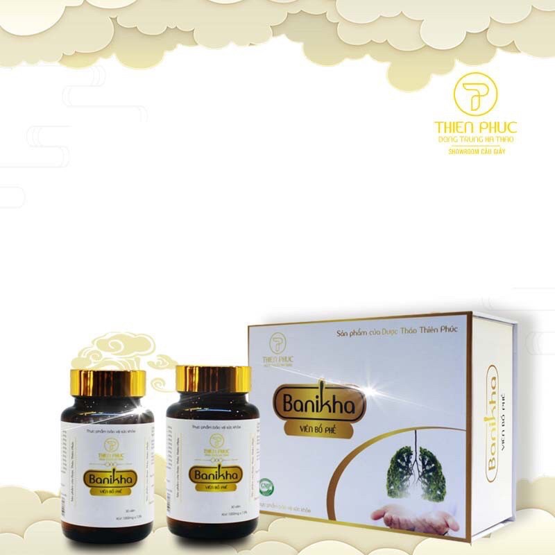 Viên uống bổ phế Đông Trùng Hạ Thảo Banikha Thiên Phúc  1 hộp 60 viên | BigBuy360 - bigbuy360.vn