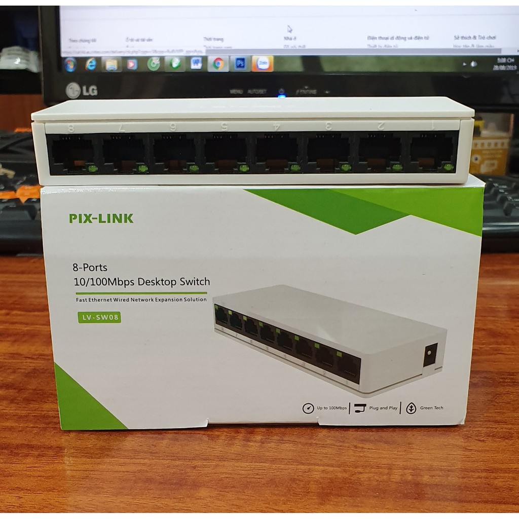 Switch Pix-Link LV-SW08 8-Port ( 100M )