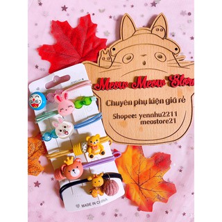 ❣ảnh thật❣️ cột tóc hình thú siêu đáng yêu giá rẻ giá sỉ- dây cột tóc- siêu sale
