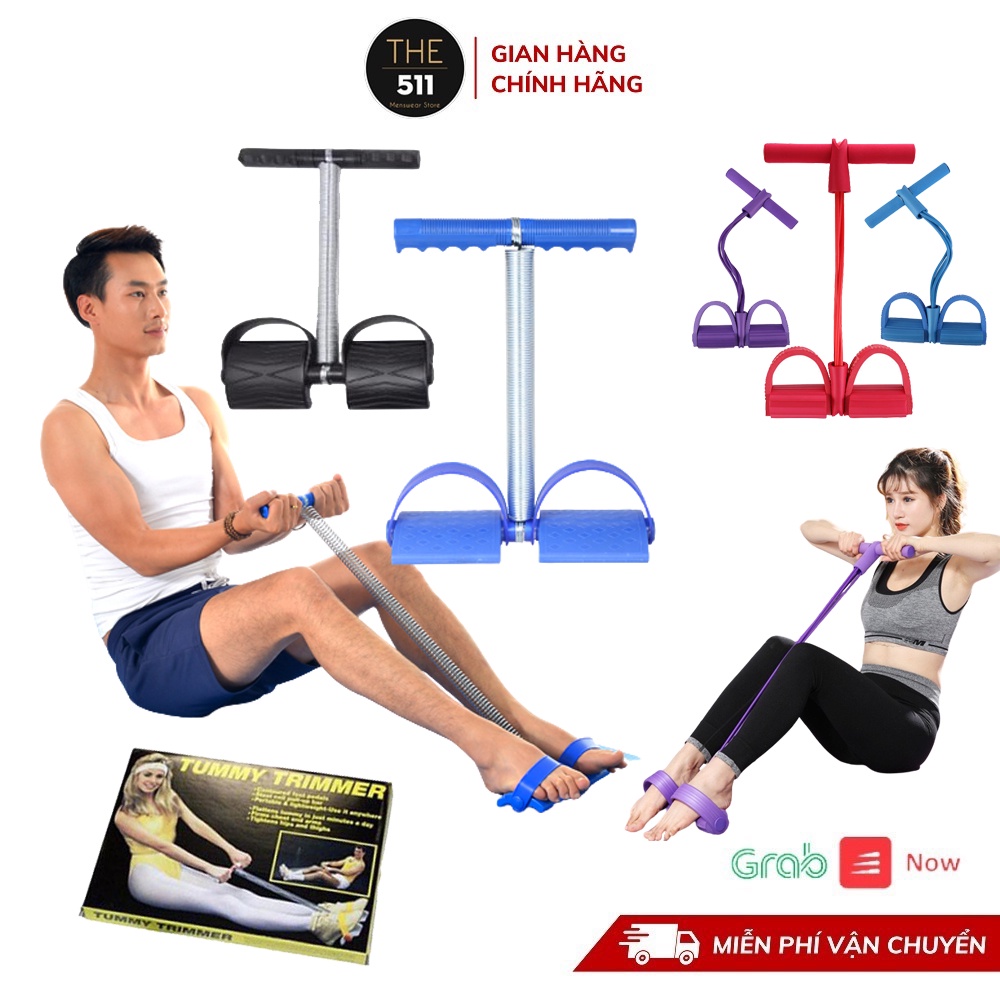 Dây Kéo Tập Gym 4 Ống Cao Su Tập Thể Dục Tại Nhà Tập Toàn Thân Nâng Cao Sức Khỏe