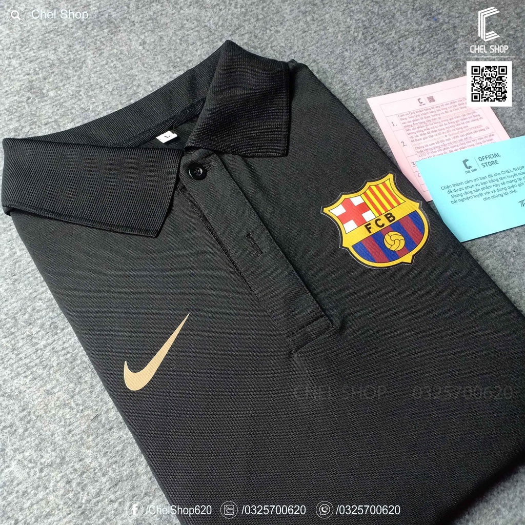 Áo polo cao cấp Barcelona mùa 2022/23 [ẢNH THẬT]