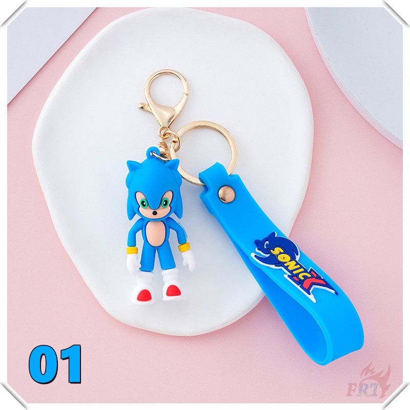 ✪ Móc Khóa Sonic The Hedgehog ✪ 1 Móc Khóa Silicon Hình Nhân Vật Hoạt Hình Anime Dễ Thương