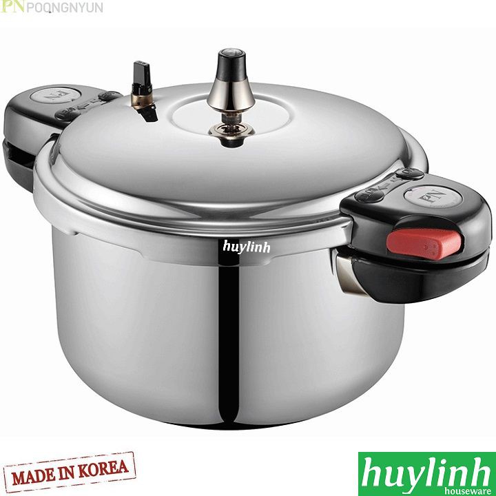 [Mã ELHAMS5 giảm 6% đơn 300K] Nồi áp suất Inox bếp từ PoongNyun TCPPC-08 - 4.5 lít - Made in Hàn Quốc