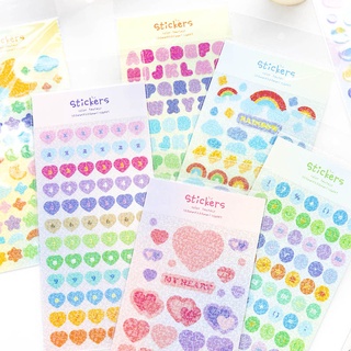 Zanmo tờ nhãn dán sticker trang trí ảnh idol -sticker idol kim tuyến lấp lánh