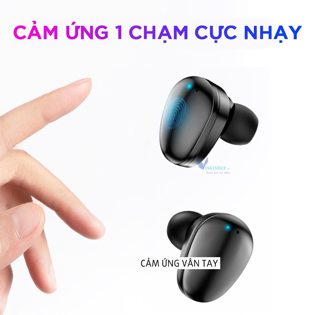 Tai Nghe Bluetooth Cảm Ứng TOUCH TWINS X7 5.0 Kèm Mic - Chống Nước IPX7, Tự Động Kết Nối, Kiêm sạc dự phòng -dc3873