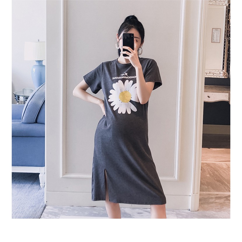 Váy Bầu Đầm Bầu Xinh Thun Hình A1821