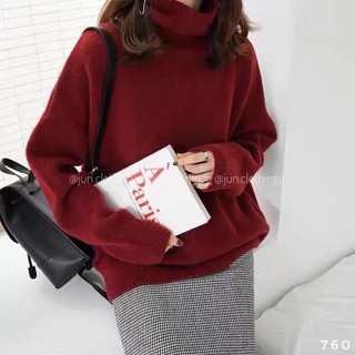 Len trơn cổ lọ lông thỏ 760