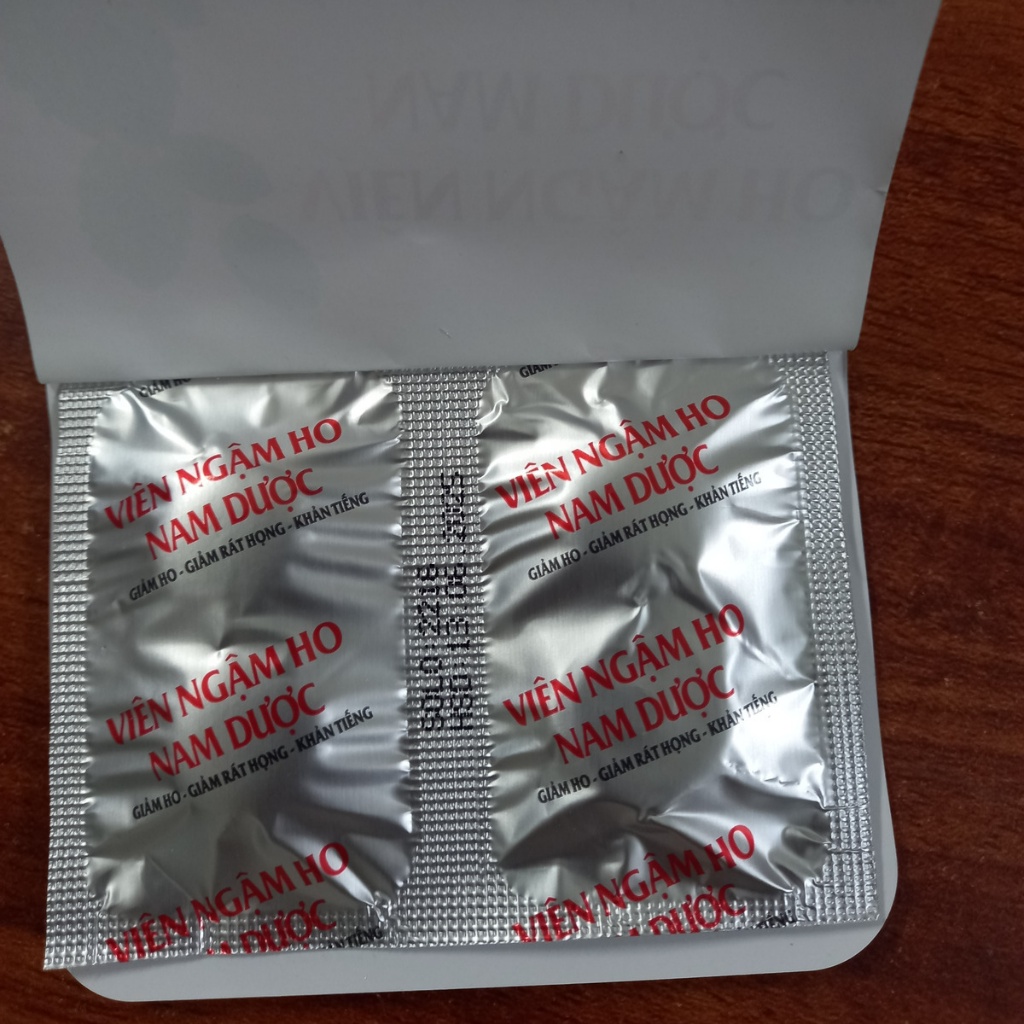 Viên ngậm ho Nam Dược - Giúp giảm ho - giảm rát họng - khản tiếng