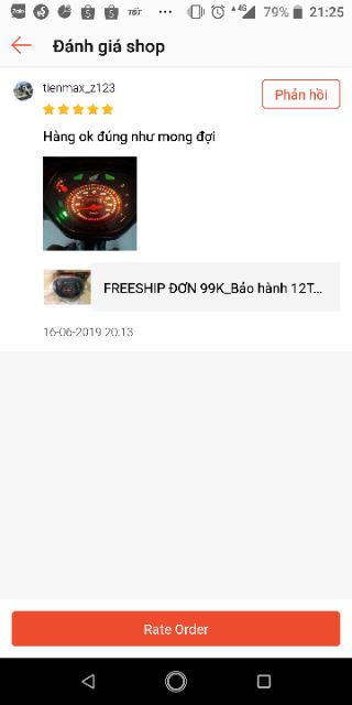 Bảo hành 12T Đồng hồ xe máy wave i osakar