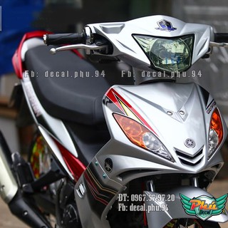 Tem rời Exciter 135 2006-2010 crypton trắng (P)