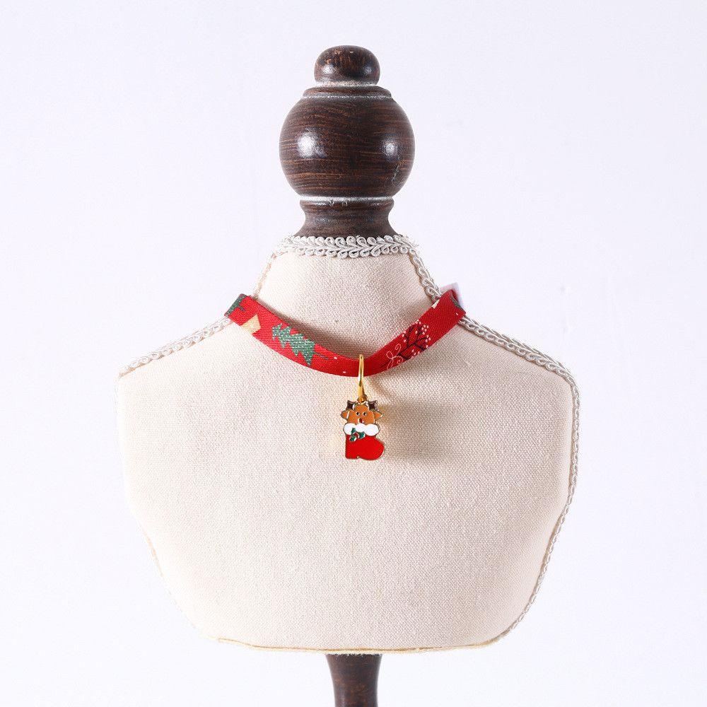 Vòng Cổ Hình Chiếc Vớ Giáng Sinh Cho Thú Cưng