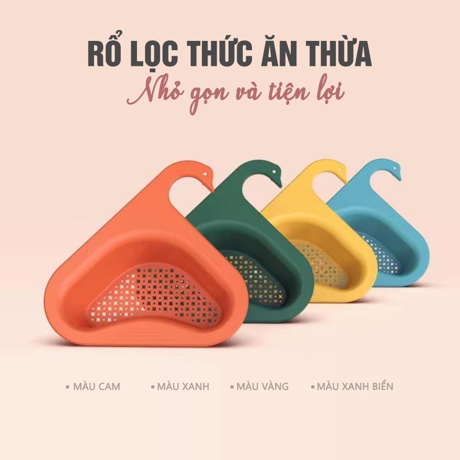 Giỏ lọc rác bồn gắn rửa bát - gài bồn rửa chén - siêu tiện lợi- Rổ Nhựa Đựng Giẻ Rửa Chén Xà Phòng