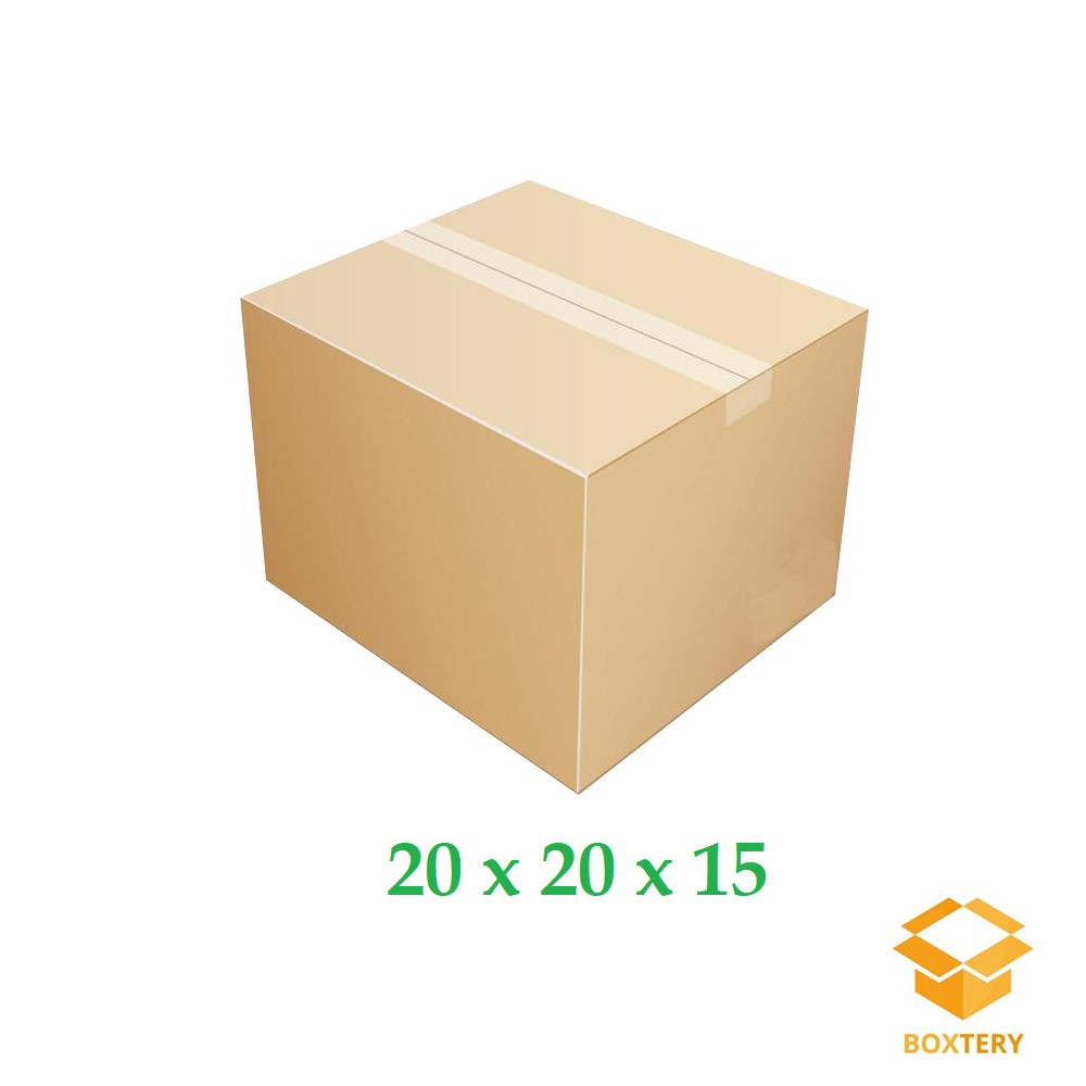 20 Thùng Carton 20x20x15 Cm - Hộp Carton