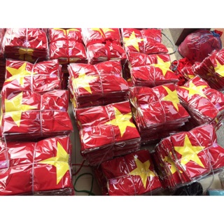 Combo áo cờ + stick + băng rôn cổ vũ bóng đá