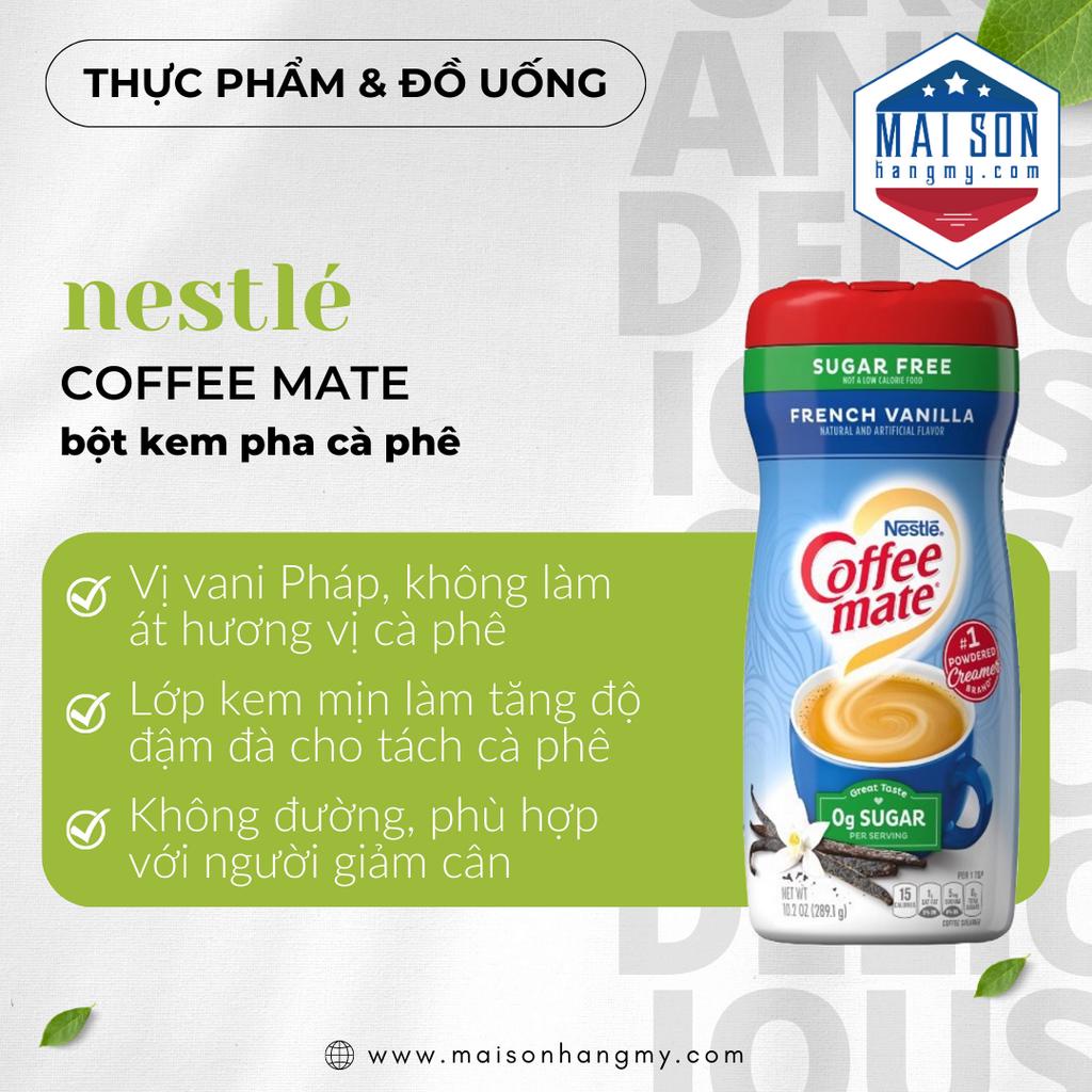 BỘT KEM PHA CÀ PHÊ NESTLÉ COFFEE MATE - Hàng Nhập USA Chính Hãng