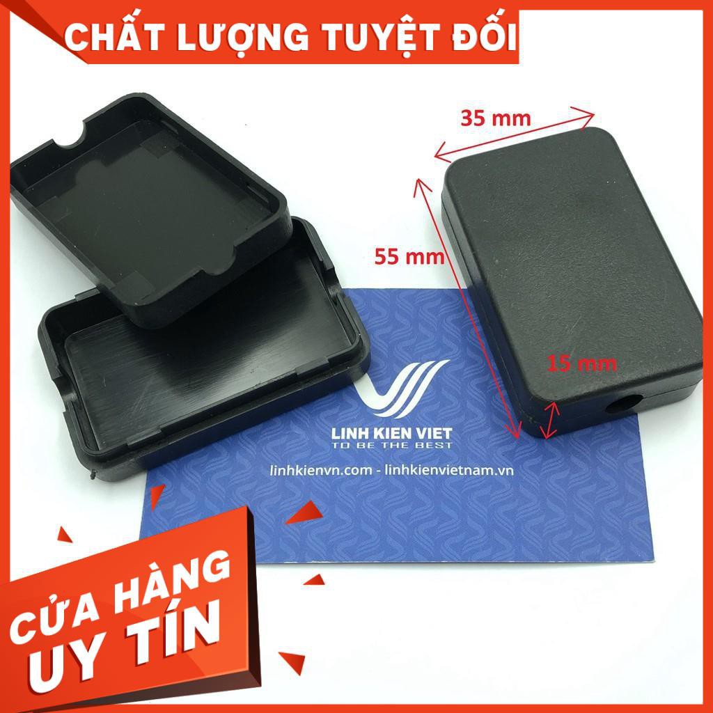 Hộp nhựa 55x35x15mm màu đen