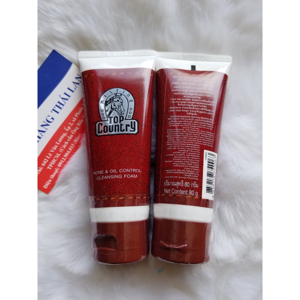 Sữa rửa mặt nước hoa ngựa Top Country thái lan 80g- Sữa rửa mặt Top Country