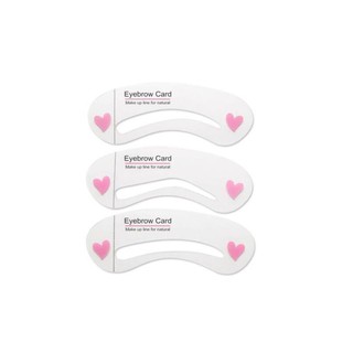 Set 3 Khuôn Kẻ Chân Mày SANIYE B008 Tiện Dụng