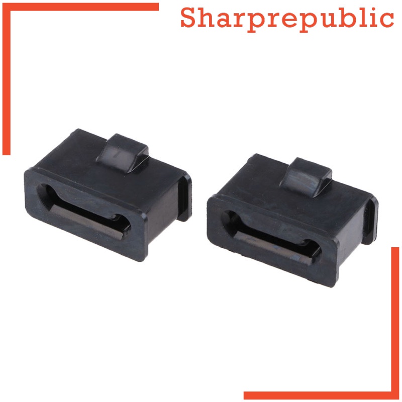 [SHARPREPUBLIC] 2PCS Muffler Mount Black Custom for Harley Drag Specialties