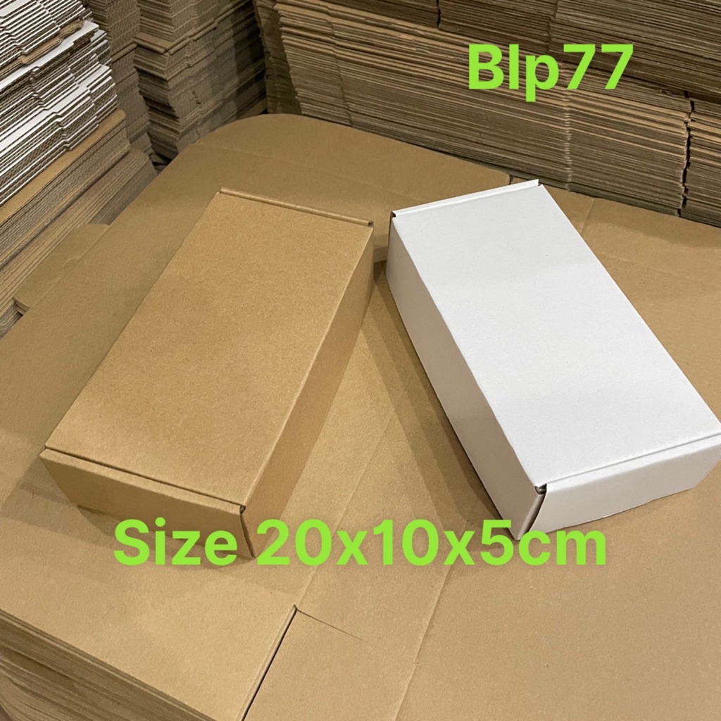 50 HỘP CARTON GÀI ĐỰNG PHỤ KIỆN SIZE 20X10X5CM NHIỀU MÀU