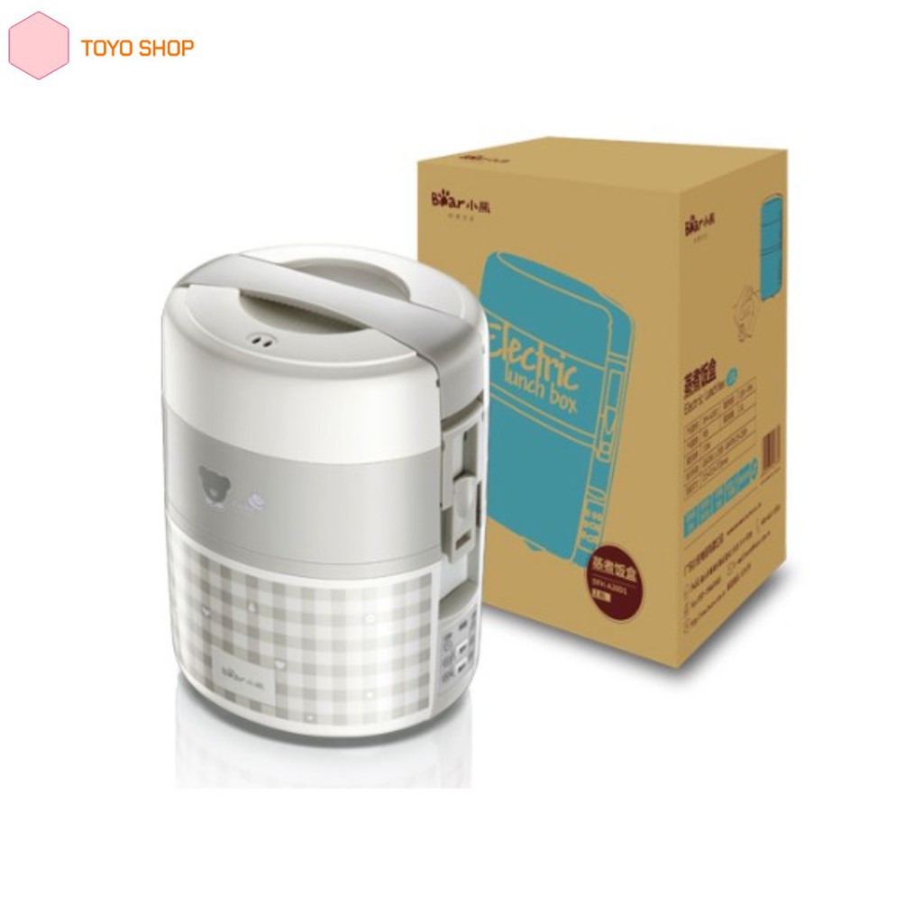 Hộp cơm cắm điện Bear DFH-A20D1, nấu chín và hâm nóng thực phẩm